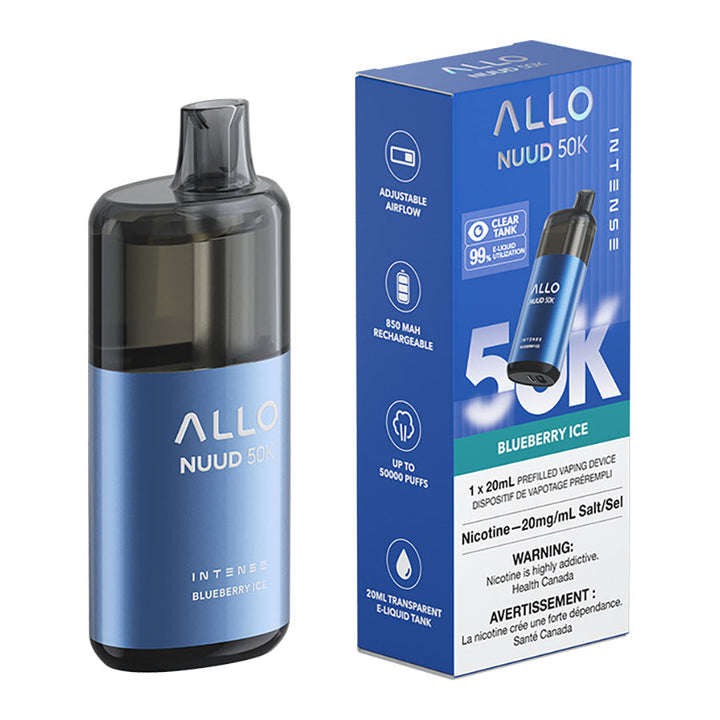 [S] Blueberry Ice Allo Intense Nuud 50K 20mg 20ml