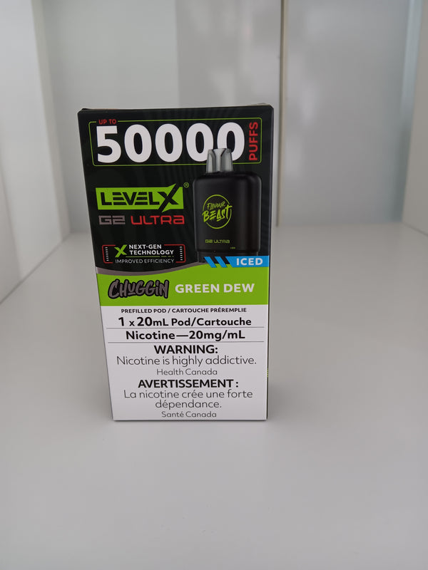 [S] Green dew g2 ultra chuggin LevelX 50K (Without Battery)