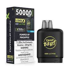 [S] Pumped Up Pineapple Iced Level X Flavour Beast 50K G2 Ultra 20mg 20ml (Without Battery)