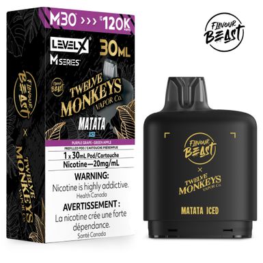 Matata Iced Level X Flavour Beast 120K M Series Pod 30ml/20mg (Only Compatible with M Series Battery)