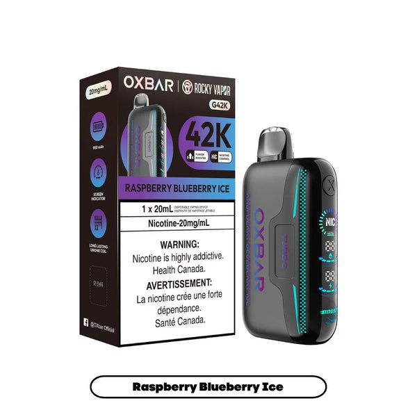 Raspberry Blueberry Ice Oxbar 42kO 20mg 20mI