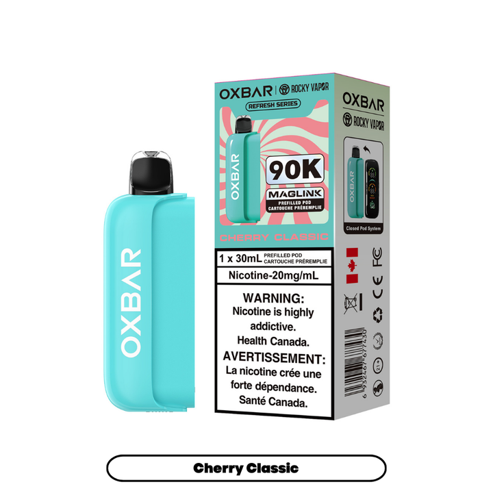 [S] Cherry Classic Oxbar Maglink pre-filled pods 90k 20mg 30mI
