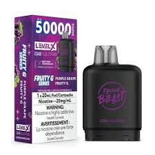 [S] Purple Grape Fruity G Level X Flavour Beast 50K G2 Ultra 20mg 20ml (Without Battery)