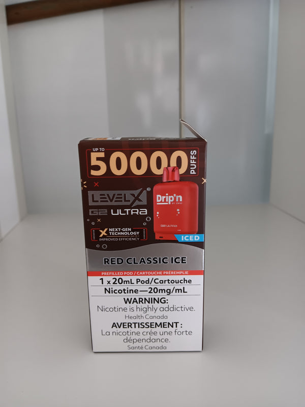 [S] Red classic ice  LevelX 50K (Without Battery)