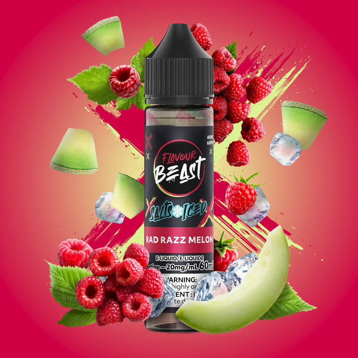 [S] Rad Razz Melon Flavour Beast 20mg 60ml E-Liquid
