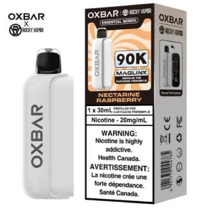 [S] Nectarine Raspberry Oxbar Maglink pre-filled pods  0k 20mg 30mI