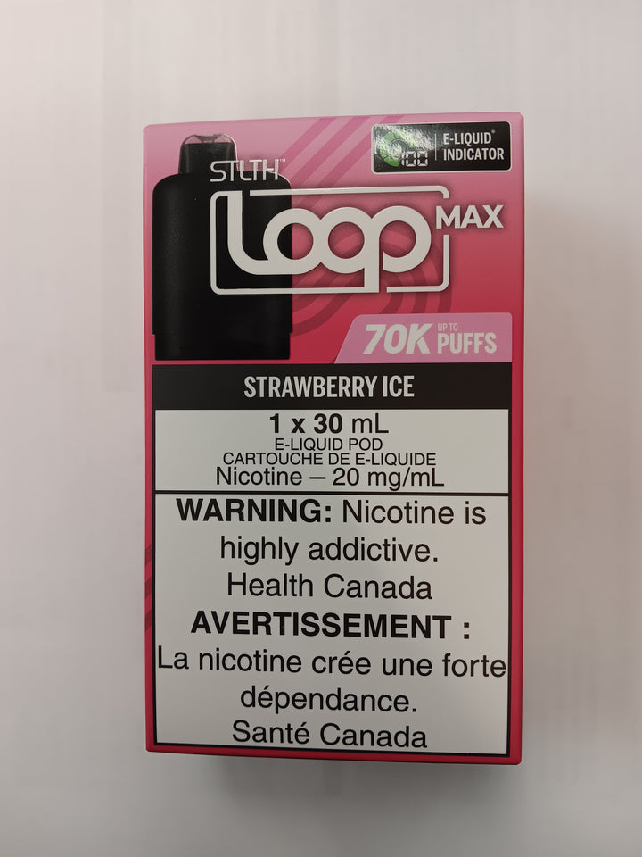 [S] Strawberry ice STLTH Loop Max POD 70K 20mg 30ml