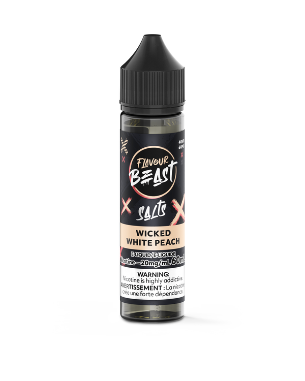 [S] Wicked White Peach Flavour Beast 20mg 60ml E-Liquid