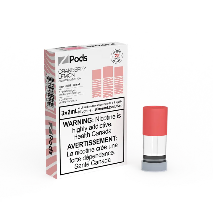 [S] Cranberry lemon  Zpod 20mg 3x2ml