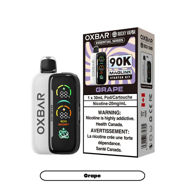 [S] Grape Oxbar Starter kit 90k0 20mg 30mI