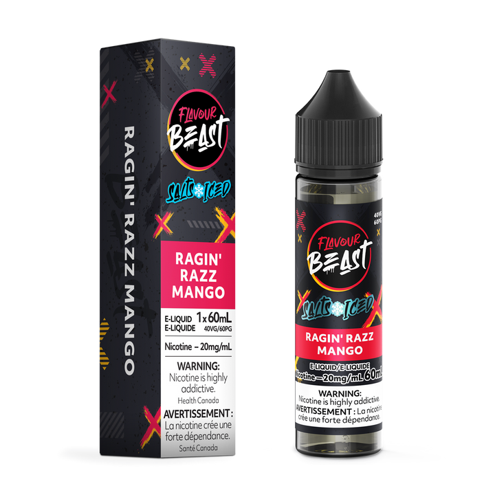 [S] Ragin' Razz Mango Flavour Beast 20mg 60ml E-Liquid