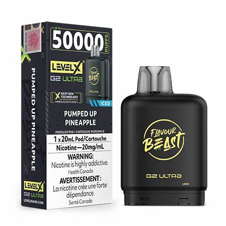 [O] Pumped Up Pineapple Iced LevelX 50KO (Without Battery)