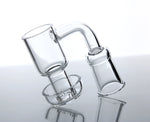 3144| 14mm big #2 90 degree Female Quartz Banger no Carb Cap