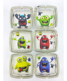 .2 Square Monsters Ashtrays II | x6