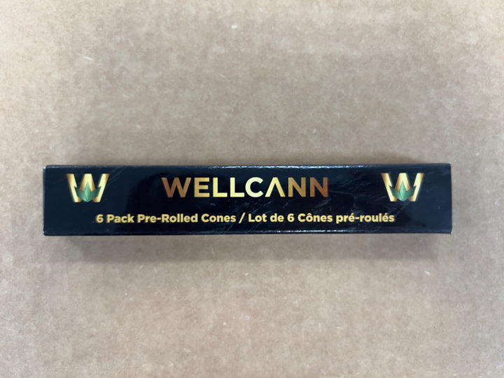. 2 W ELLCANN 6  P ack P re-Rolled C ones 1 pc