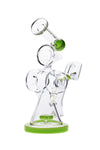 1210.5 | BX1210 9 inch NICE GLASS Double Ring Dab Rig