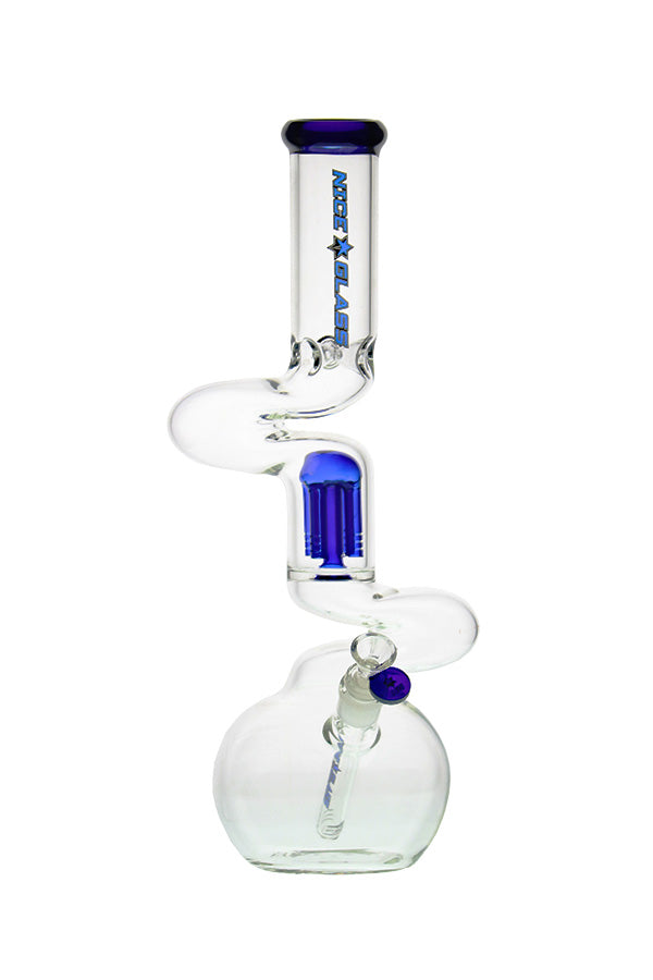 2 232 H  G 2232 1 8-inch N ICE G LASS D ouble Z ong 4 -Arm P erc B eaker