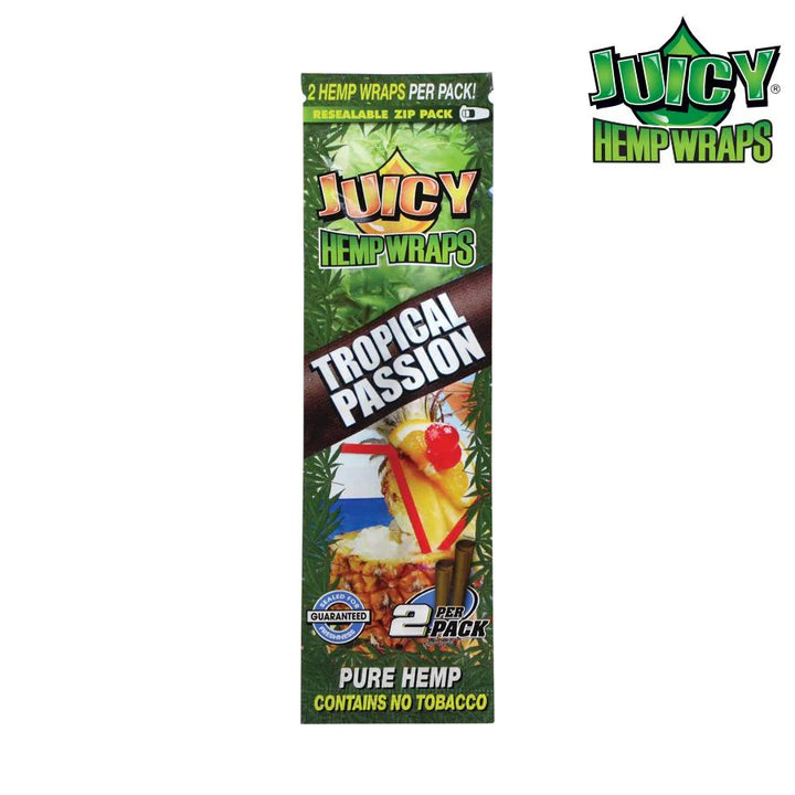1 290 J uicy J ay's H emp W rap -  T ropical P assion |  2 5 p er p ack