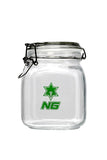 4005| HX4005 NICE GLASS  Airtight Glass Jar with Lid - Large