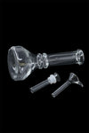 4001 HX4001 6 inch NO LOGO Mini Beaker Bong