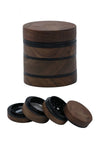 7023 | JC7023 2.5 inch 4-Piece PREEMO GLASS Wooden Grinder