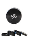 8284 | JC8284 NICE GLASS 4-Piece Black Grinder