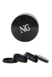 8284 | JC8284 NICE GLASS 4-Piece Black Grinder