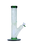 731 | L731 12 inch 7mm NICE GLASS Marijuana Leaf Straight