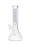 743 | L743 13 inch NICE GLASS Sandblasted Beaker
