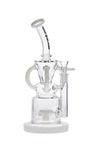 5007 LZ5007 11-inch NICE GLASS Sprocket Perc 4-Arm Recycler Blue, Clear, Gold, Jade-Green, Smoke, Yellow, White