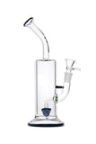 819.5 | N8019F 9 inch NICE GLASS Reverse Triangle Perc Bubbler