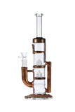 8043.5 | N8043 14 inch NICE GLASS Electroplated Double Tree Perc