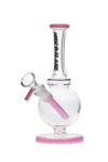 8049 | N8049 7 inch NICE GLASS Fixed Colour Stem Bubbler