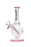 8049 | N8049 7 inch NICE GLASS Fixed Colour Stem Bubbler