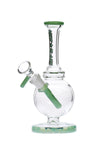 8049 | N8049 7 inch NICE GLASS Fixed Colour Stem Bubbler
