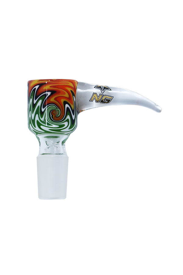 8 051 |  N 8051 1 4mm L ong T ip W orked C olor B owl