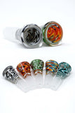 0593.4 | P059-3 PREEMO 14mm GLASS Triple Marble Worked Bowl