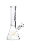 053H P053-CLEAR 9mm 12 inch PREEMO GLASS Clear Embossed Logo Beaker