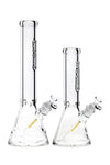 053H P053-CLEAR 9mm 12 inch PREEMO GLASS Clear Embossed Logo Beaker