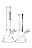 053H P053-CLEAR 9mm 12 inch PREEMO GLASS Clear Embossed Logo Beaker