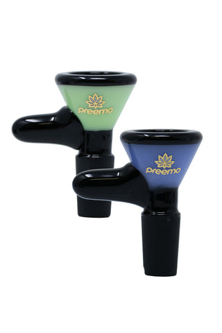 073.5 | P073 PREEMO GLASS Black Rim Colour Bowl
