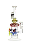 078.5 | P078 12 inch PREEMO GLASS Whimsy Mushroom Bong