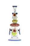 078 | P078 12 inch PREEMO GLASS Whimsy Mushroom Bong