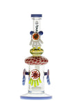 078.5 | P078 12 inch PREEMO GLASS Whimsy Mushroom Bong