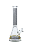 057 | P057 15 inch 9mm PREEMO GLASS Painted Sandblast Beaker