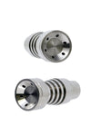 613.5 | PY613 14/19 NO LOGO Saucer Top Titanium Nail - Male