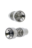 613.5 | PY613 14/19 NO LOGO Saucer Top Titanium Nail - Male