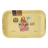 1006 | Raw Girl Metal Rolling Tray