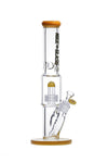 355 | S355 15 inch 7mm NICE GLASS Gridded Cup Perc Straight