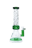 357 | S357 14 inch NICE GLASS Spiral Tube Tree Perc Beaker